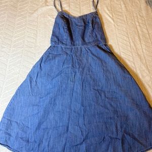 Denim blue dress